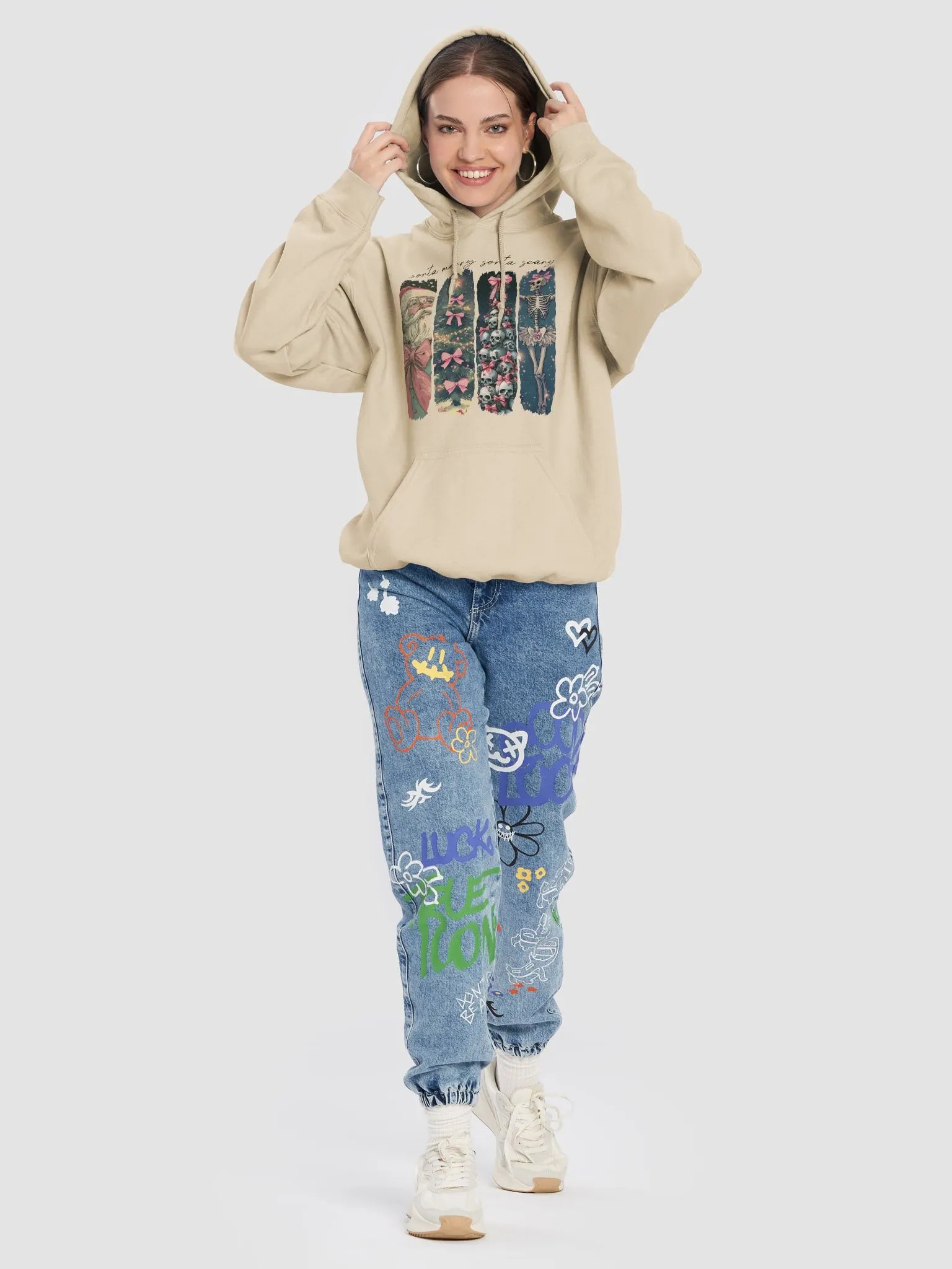 Merry scary Hoodie product image (8)