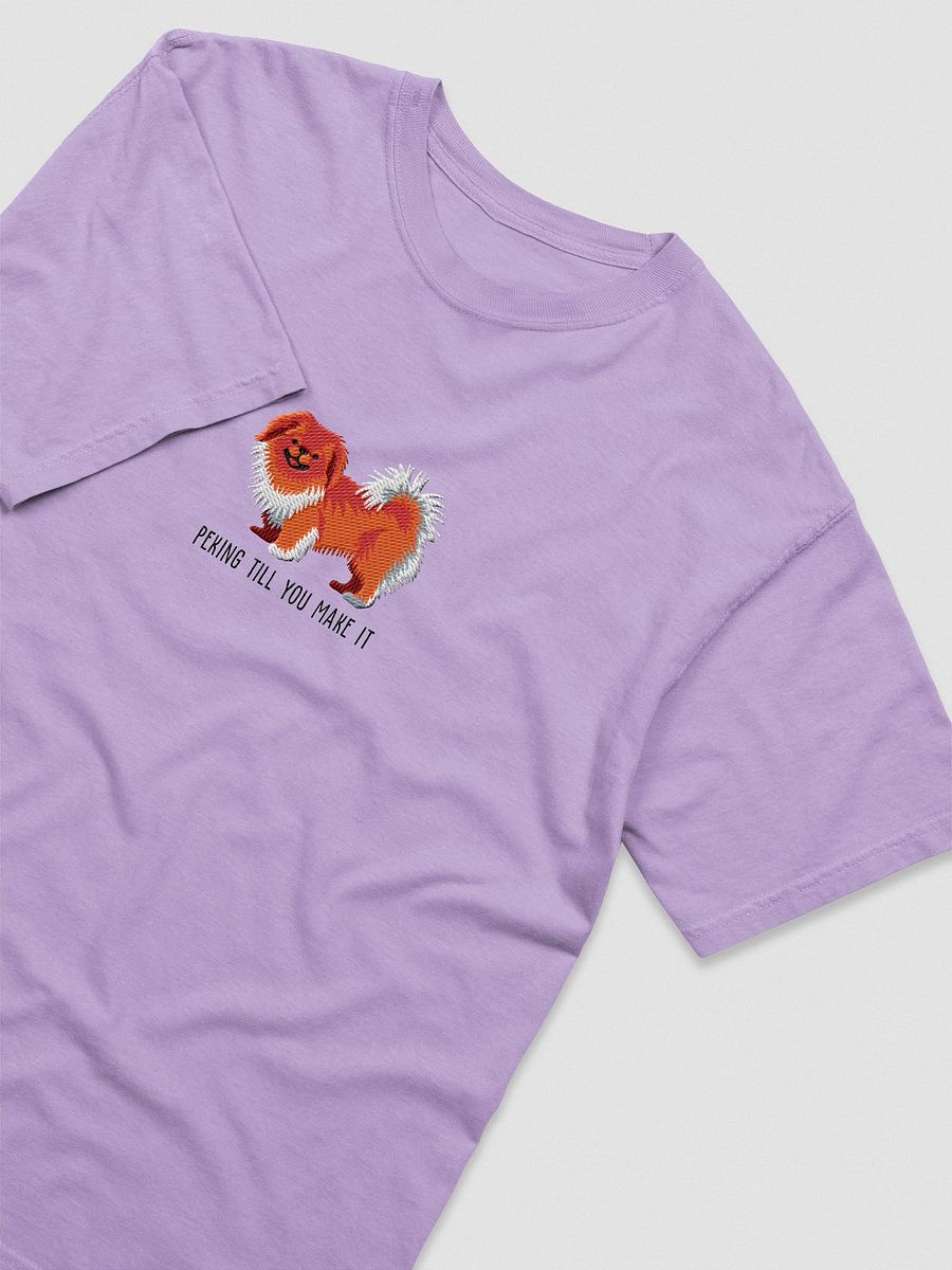 Peking Till You Make It T-Shirt(Embroidered) of a Pekingese(Red) product image (6)