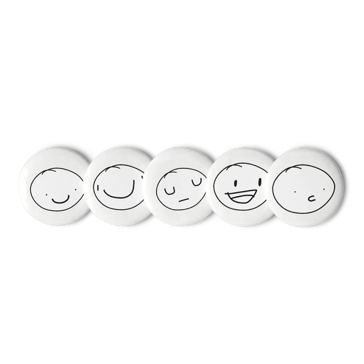 Poorly drawn circle pins! product image (1)