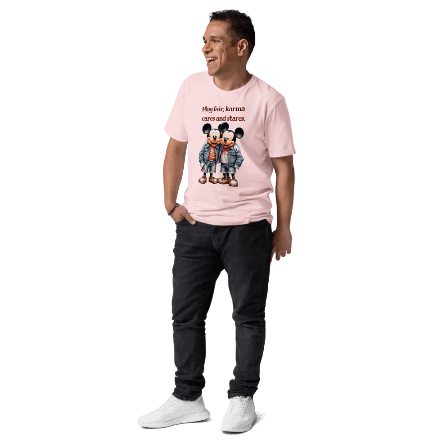 Karma Cares Cartoon Duo T-shirt product image (10)