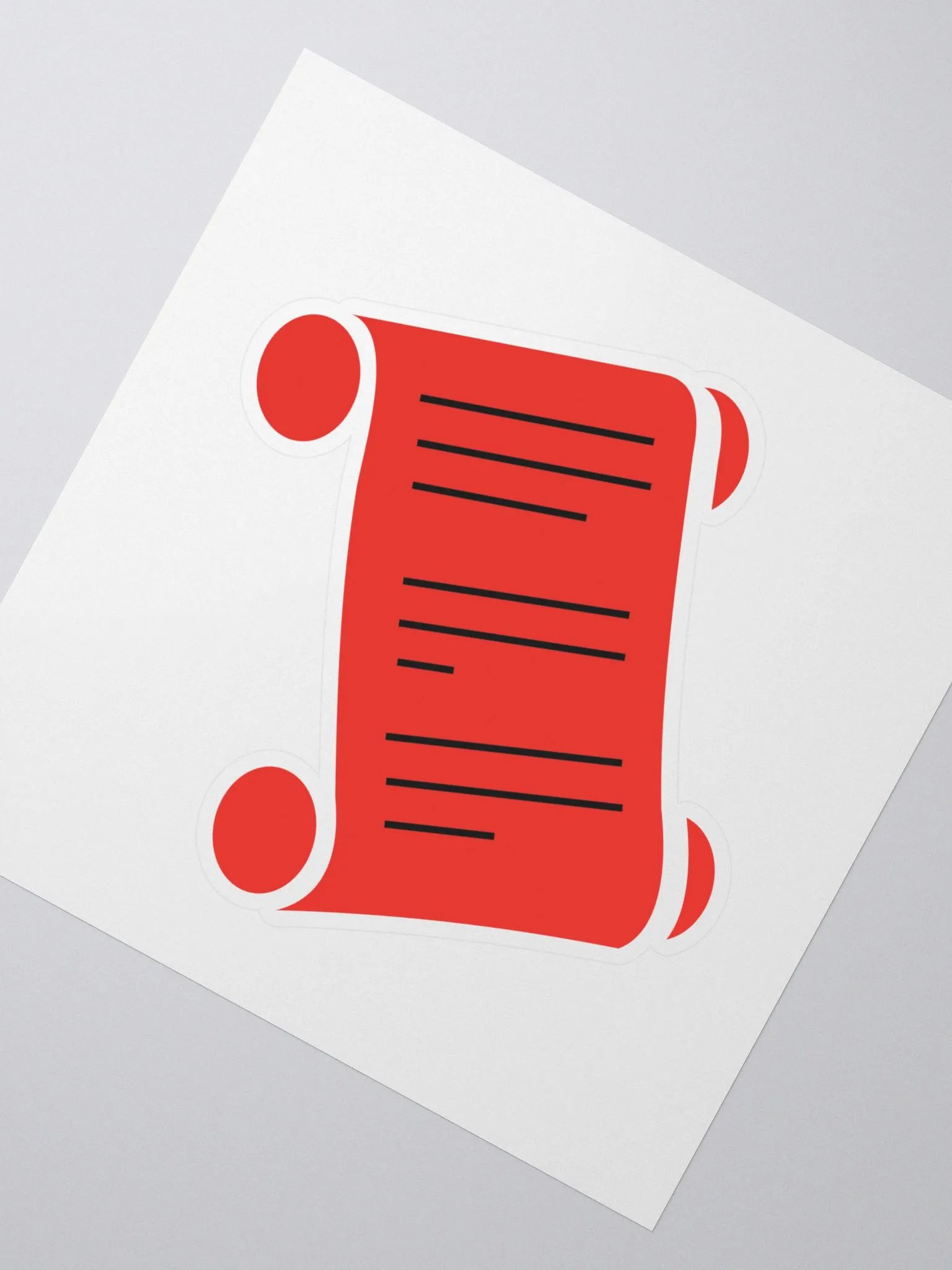 The Forbidden Scrolls Logo Sticker product image (2)