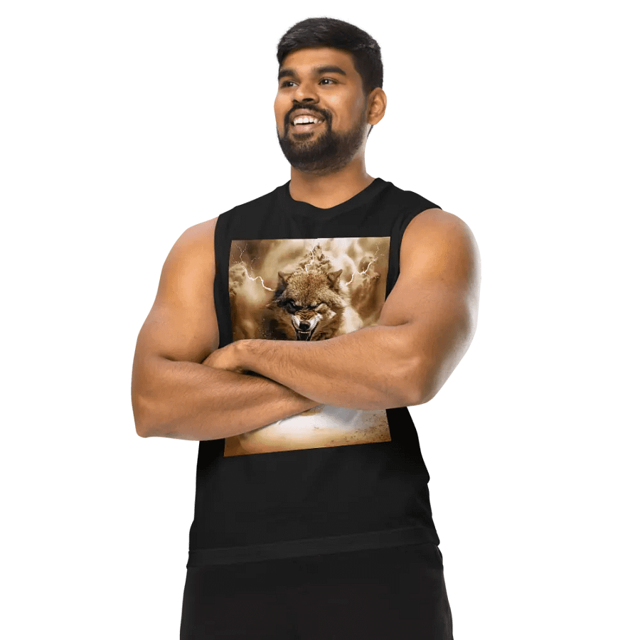 Thunderous Storm Wolf Muscle Top product image (11)