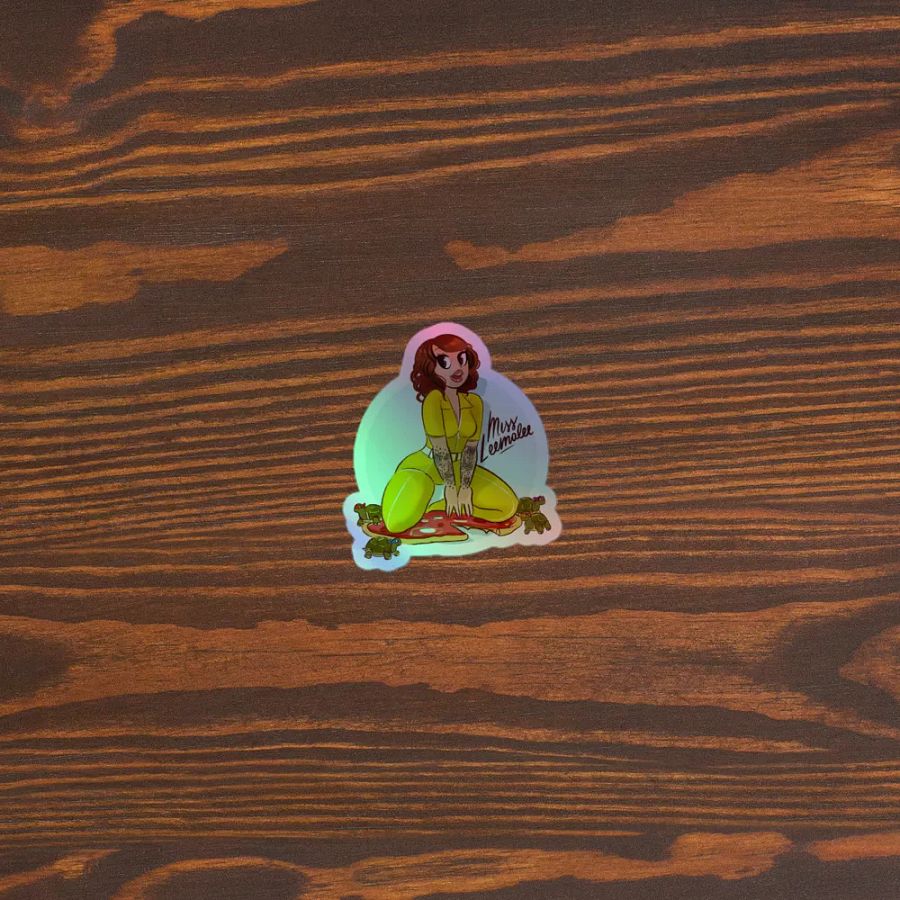 Holographic April Sticker product image (3)