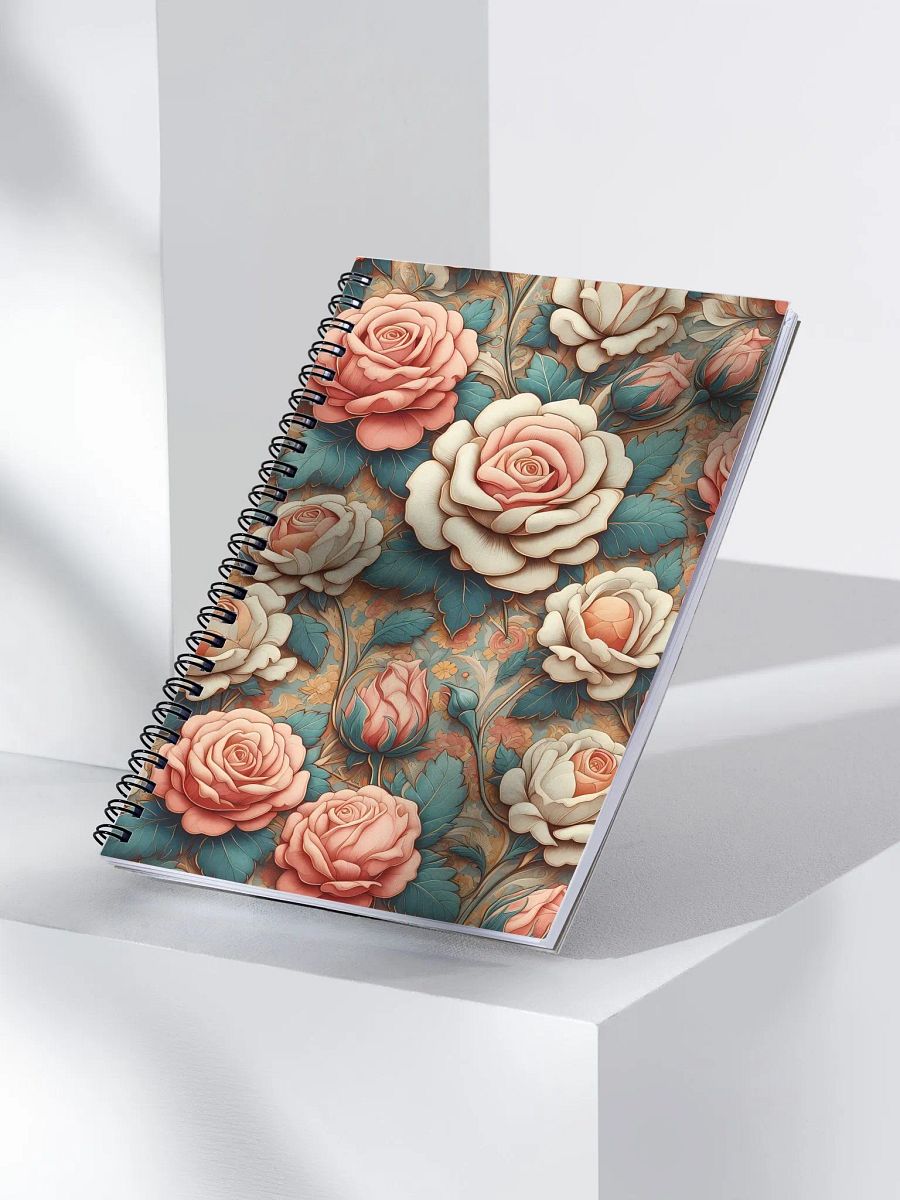 Royal Floral Spiral Notebook product image (3)