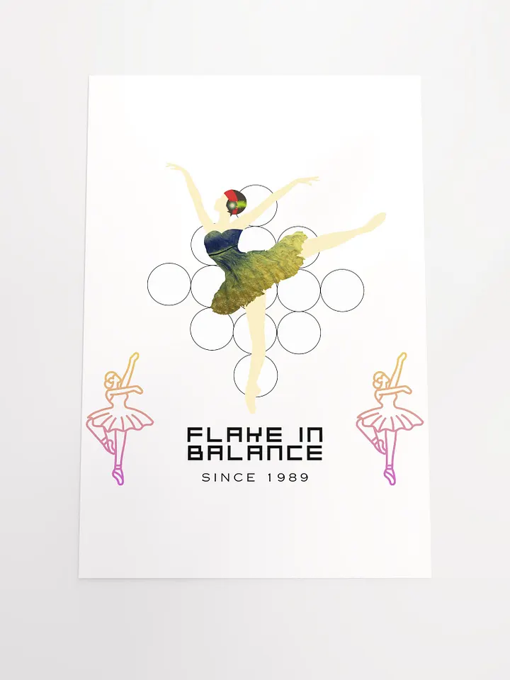 Flake in Balance Enhanced Matte Paper Poster (in) product image (1)