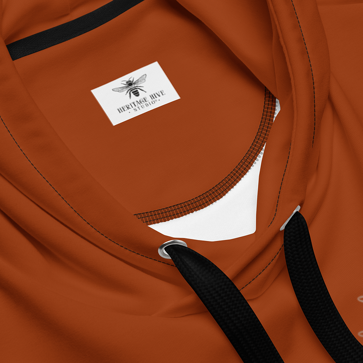 Terracotta Winter Reindeer Hoodie | Cozy Unisex Christmas product image (2)