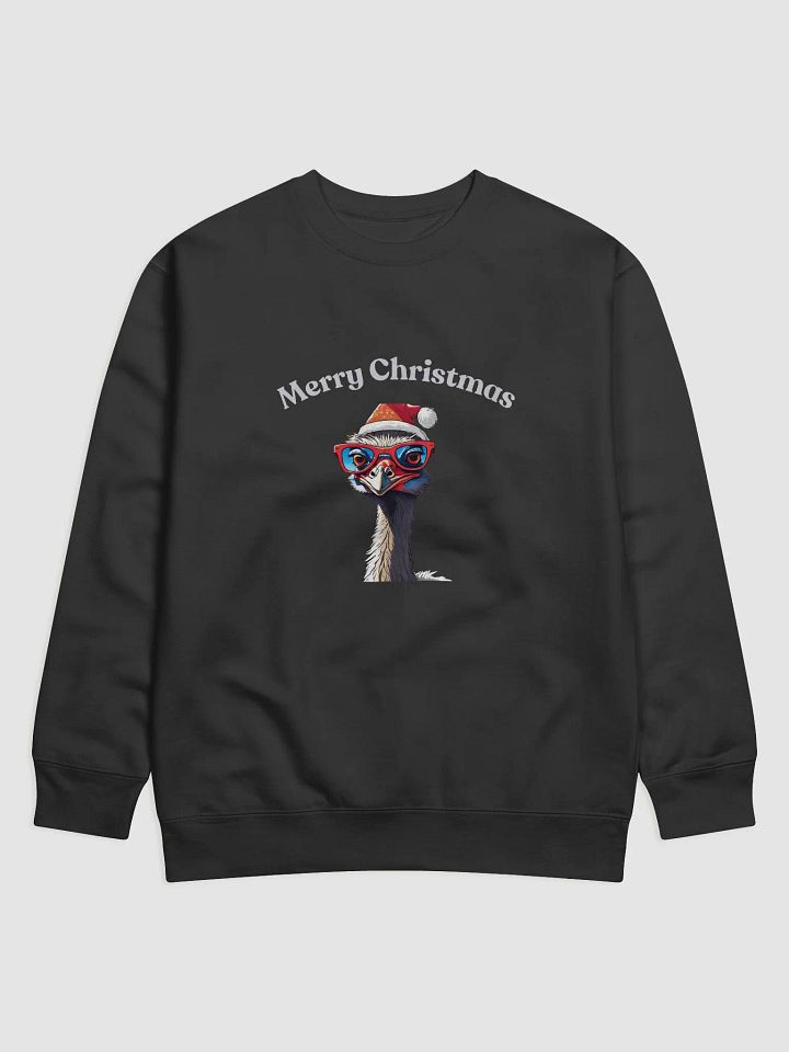 Festive Emu Merry Christmas Sweatshirt - Silver product image (1)