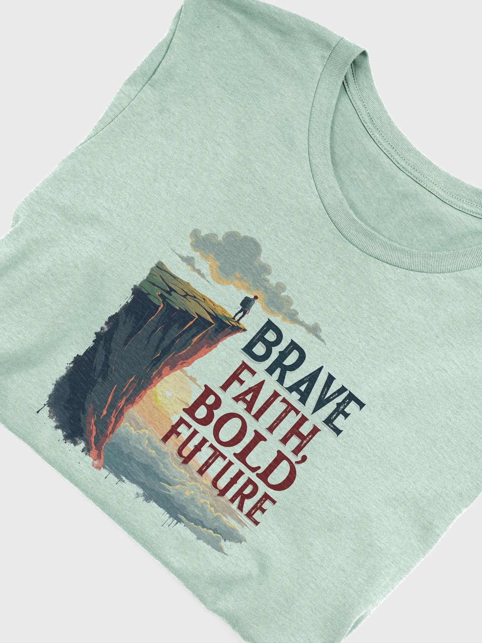 Brave Faith, Bold Future- Courage T-Shirt T-Shirt product image (9)