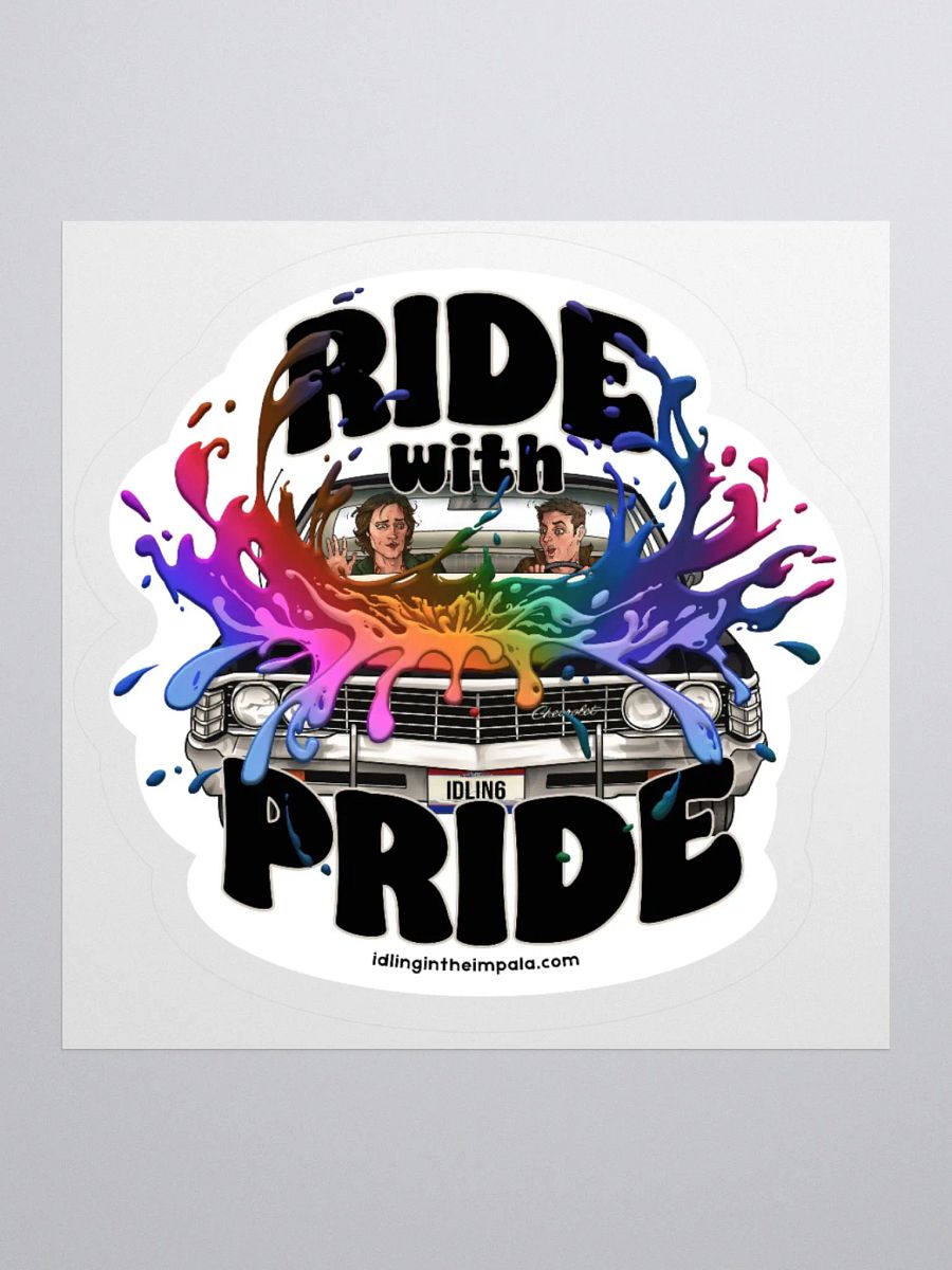 Ride with Pride Sticker - Freeform product image (1)