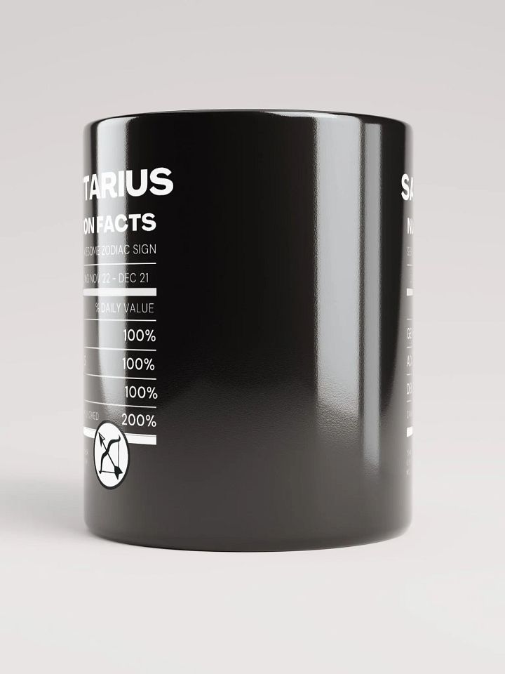 Sagittarius Nutrition Facts Mug product image (2)