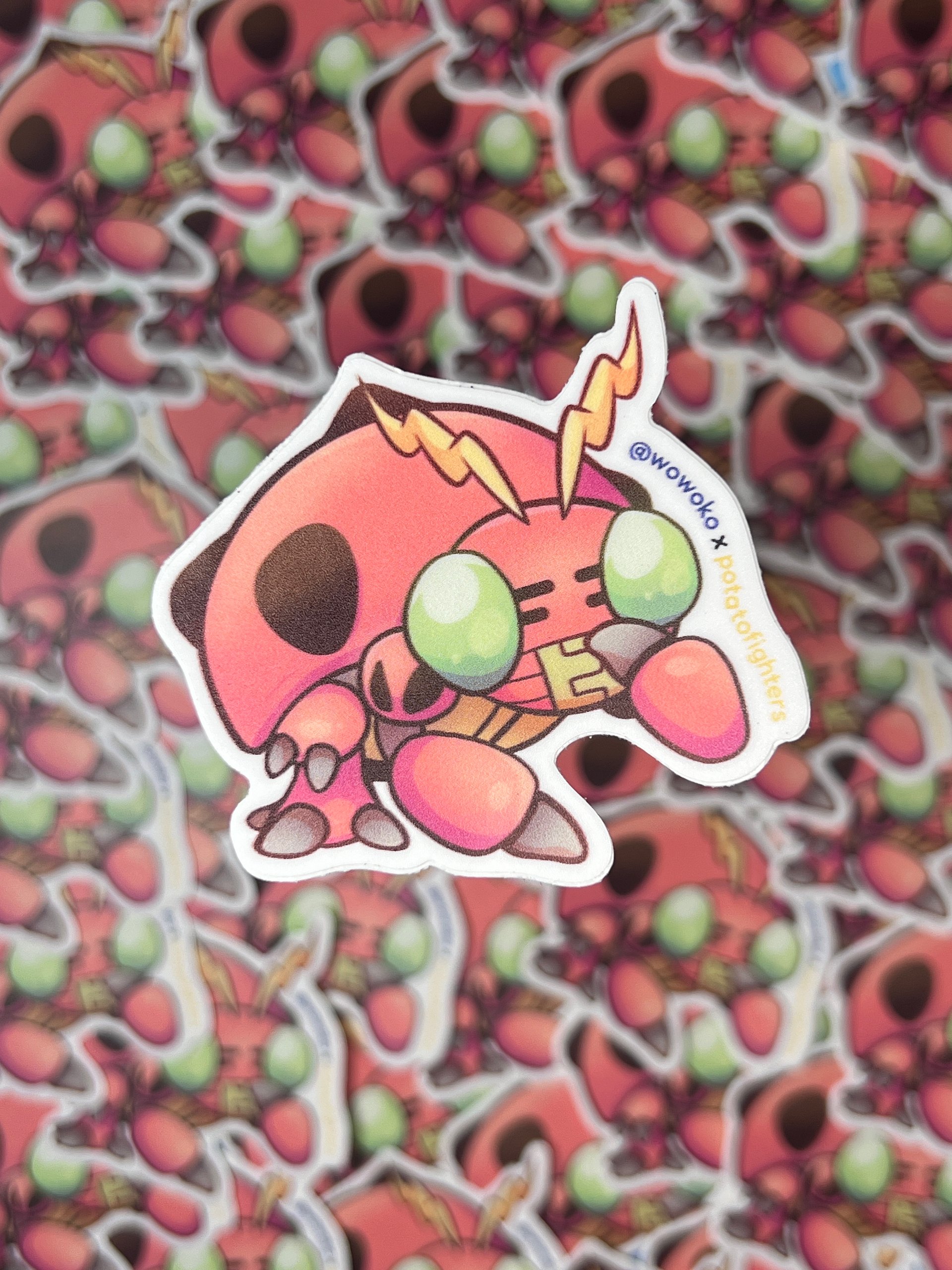 WoWoKo x Potato Fighters - Digimon - Tentomon - Sticker product image (1)