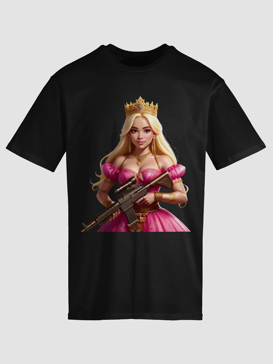 Princess Peach with Gun Lines Unisex Premium T-Shirt product image (5)