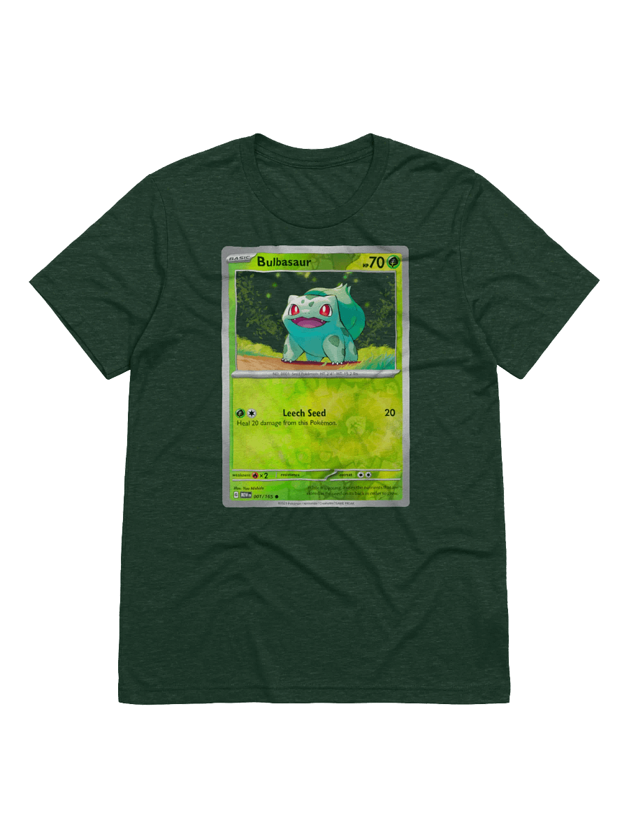 Bulbasaur TCG T-shirt product image (1)
