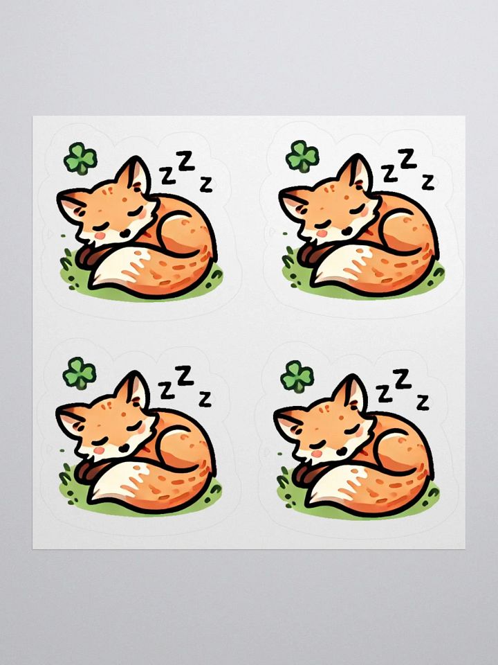 Cloverfoxgirl - The Sticker (Sleepy Grill Edition) product image (4)