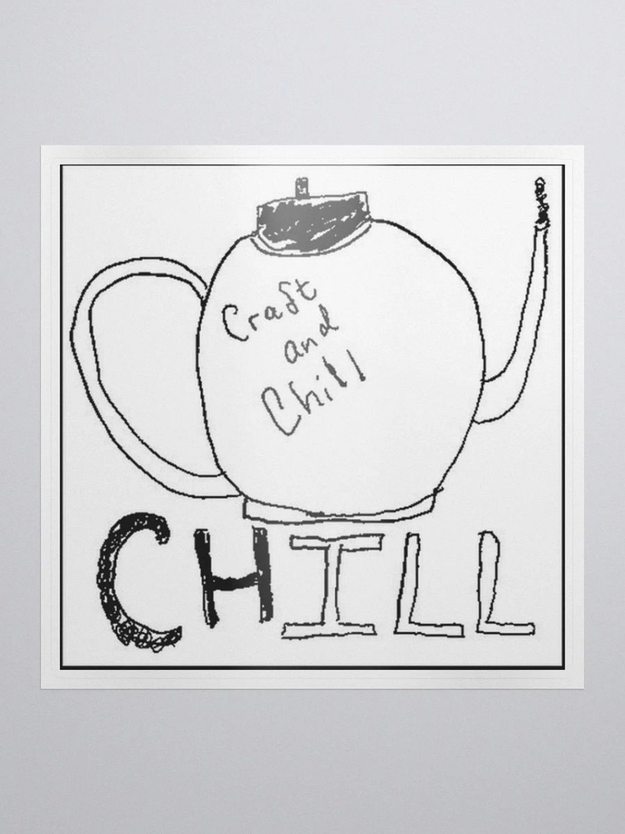 Craft and Chill sticker product image (1)