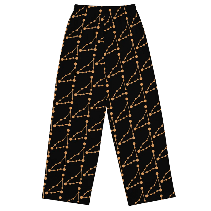 Capricorn Dots Unisex Wide-Leg Pants product image (2)