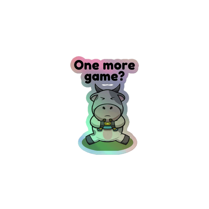 One more game? sticker product image (1)