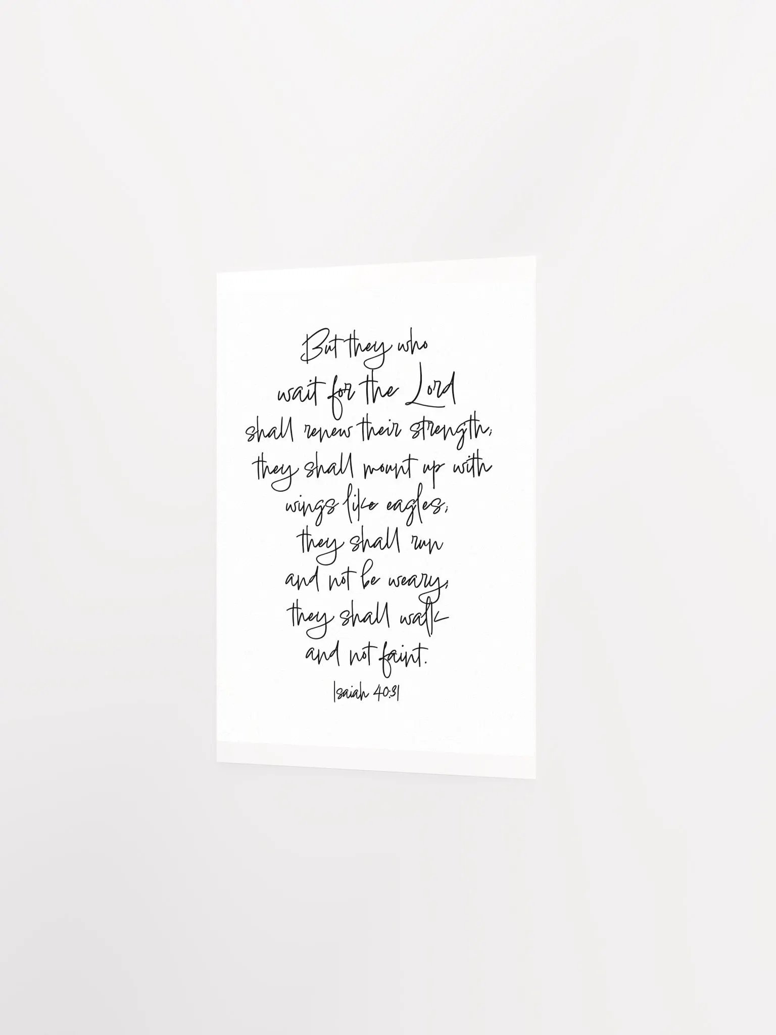 Mount Up With Wings Like Eagles - Print product image (2)