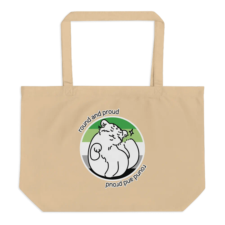 Round and Proud Manul Aromantic Version - Tote Bag product image (1)
