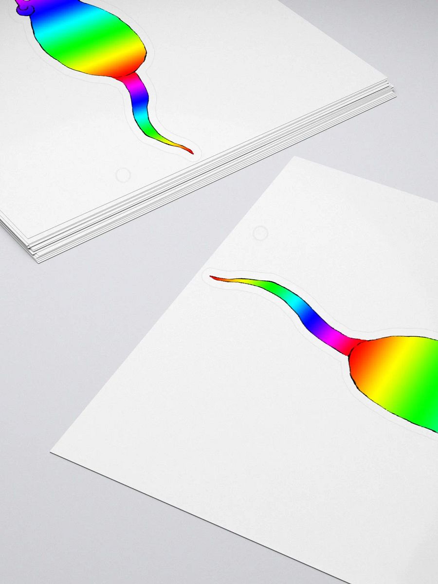 Rainbow rat sticker product image (4)
