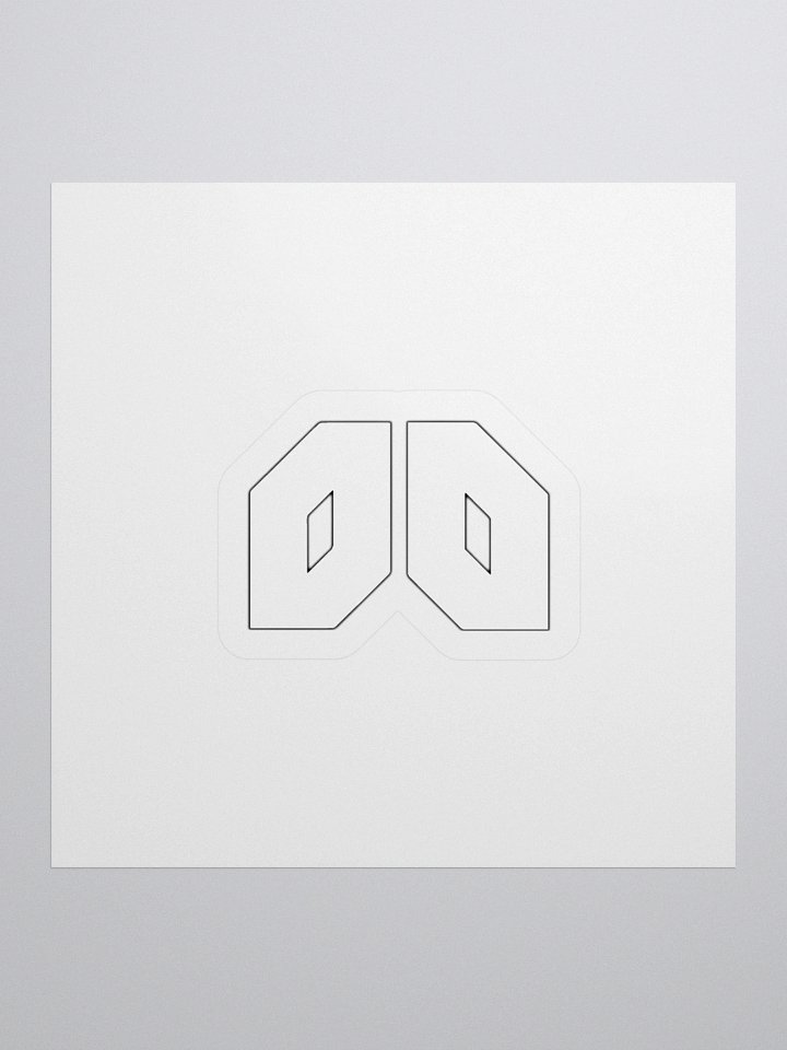 Geometric Monogram Kiss Cut Stickers product image (1)