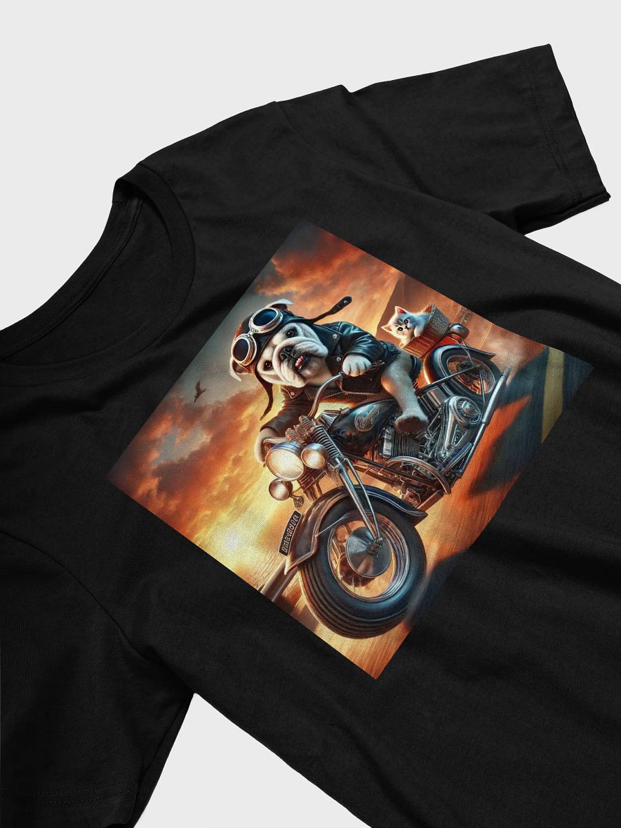 Motorcycle Bulldog T-Shirt product image (9)