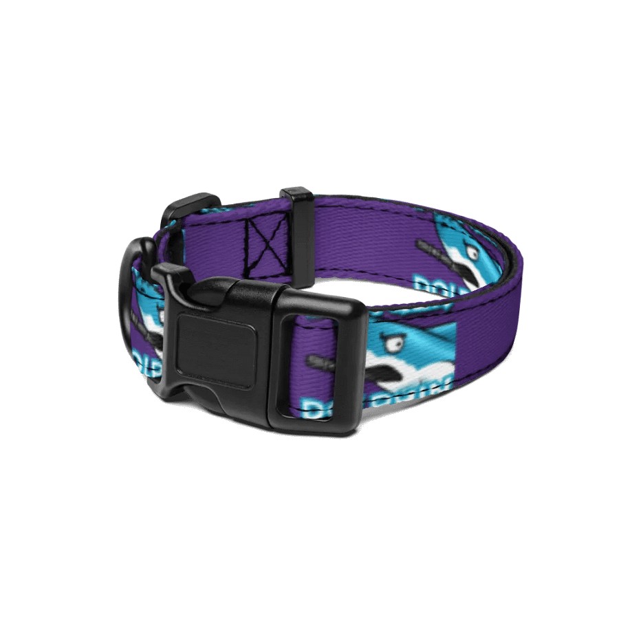 Danger Dolphin Pet Collar product image (1)