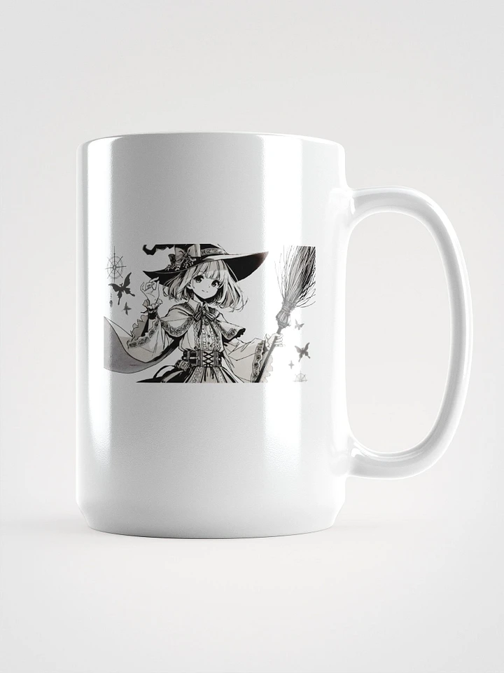 Enchanting Sips: Witch Girl Manga Coffee Cup product image (1)