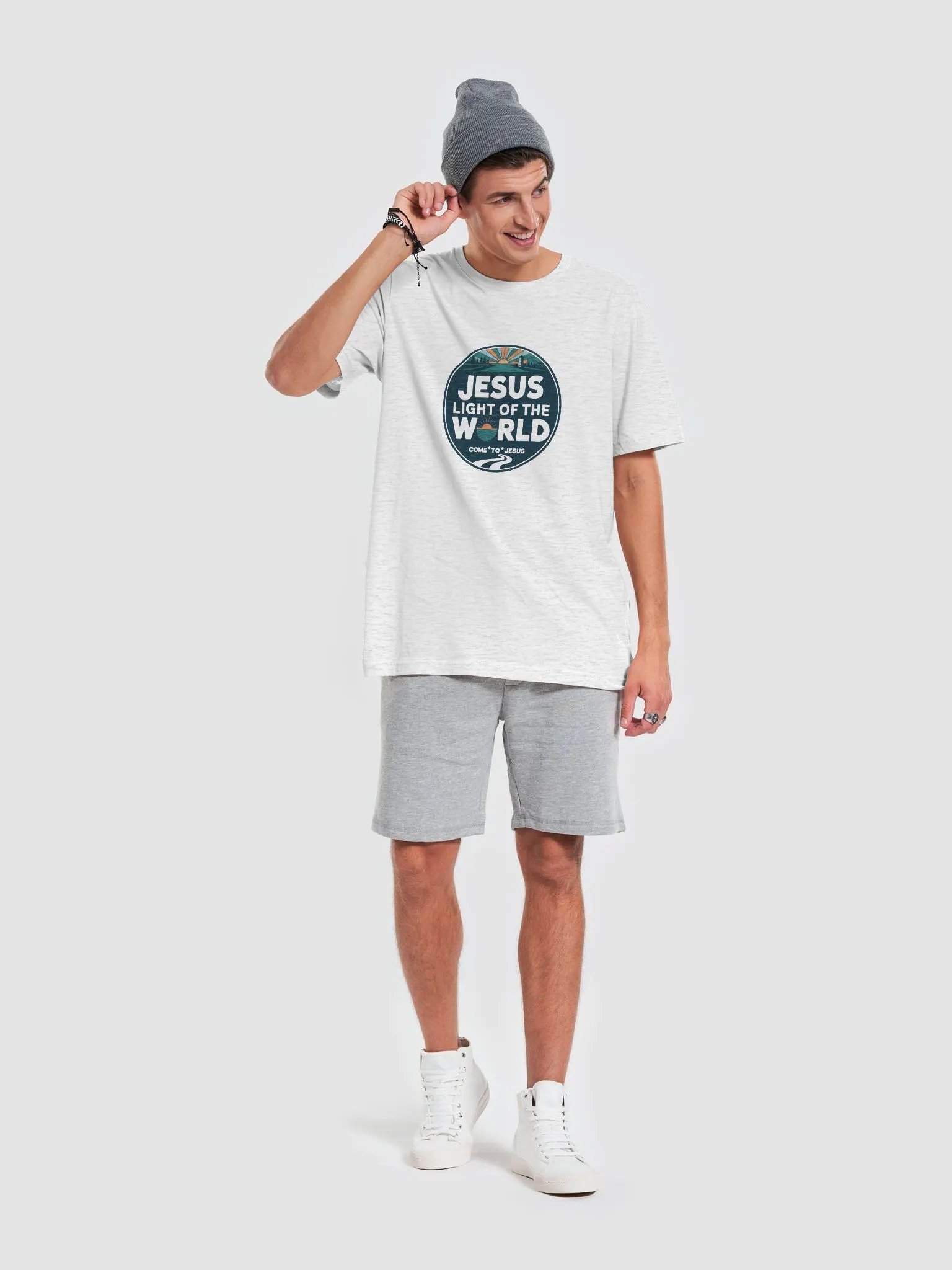 Jesus Light of the world T-Shirt product image (7)