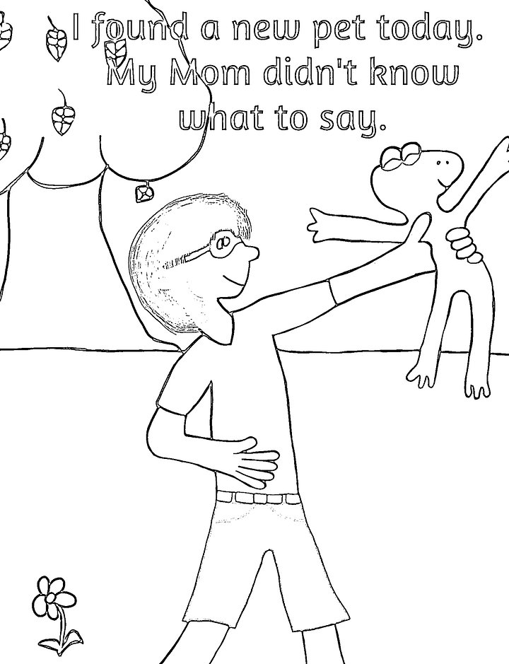 My New Pet Coloring Book-How to Look After a Frog product image (2)