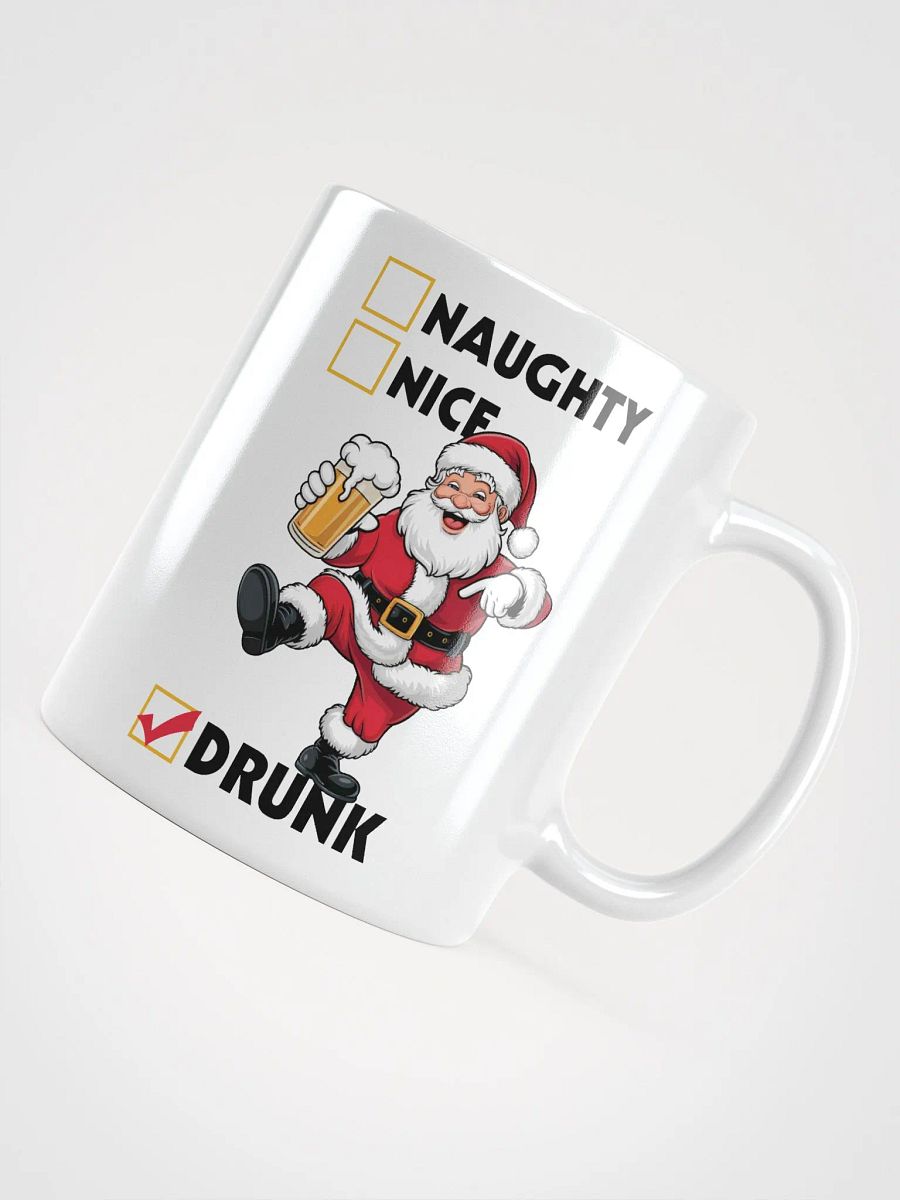 Santa Cheers White Glossy Mug product image (4)