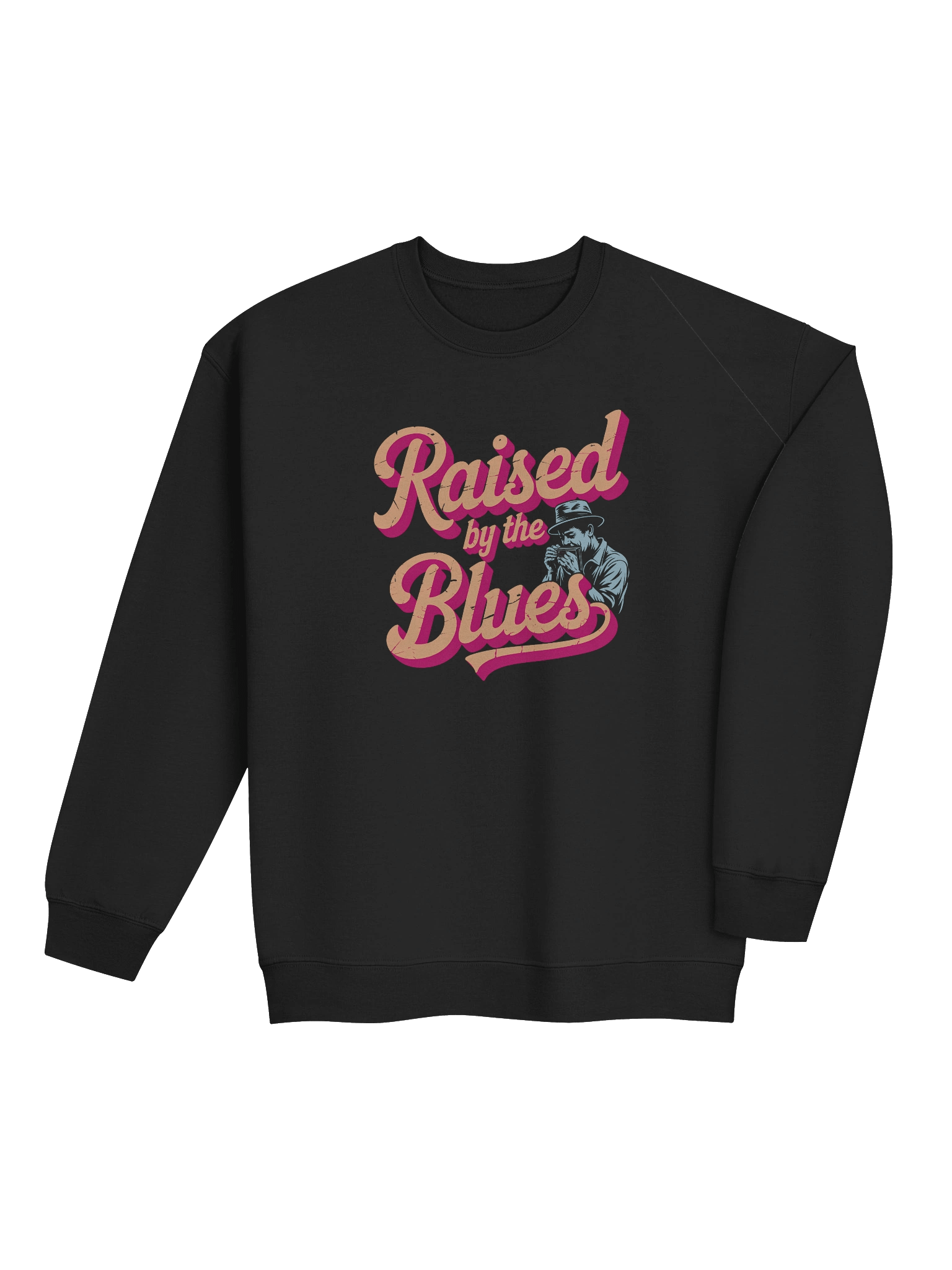 Raised by the Blues – Premium Sweatshirt (The Slogan Series) product image (4)