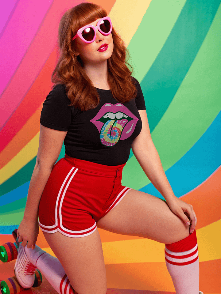 Tie-Dye Tongue Pop T-Shirt product image (1)
