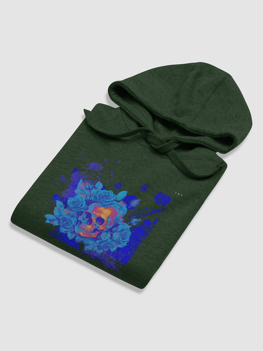 Blue Orchid Skull Premium Unisex Hoodie product image (30)