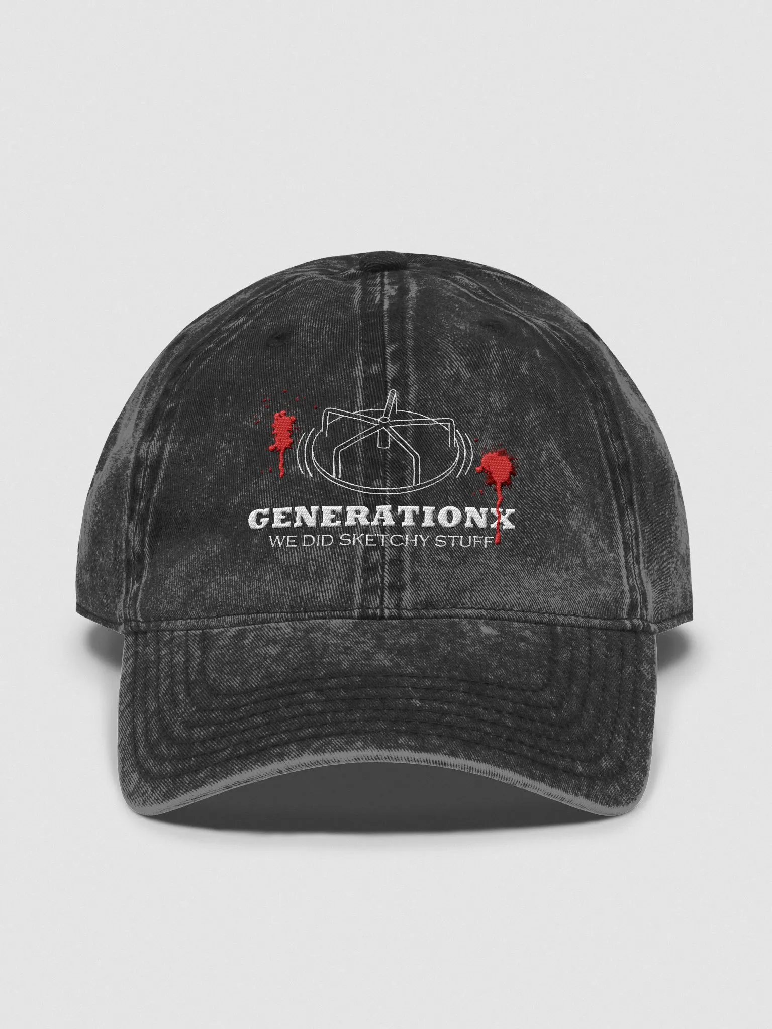 GEN X "We Did Sketchy Stuff" Cotton Twill Dad Hat product image (1)