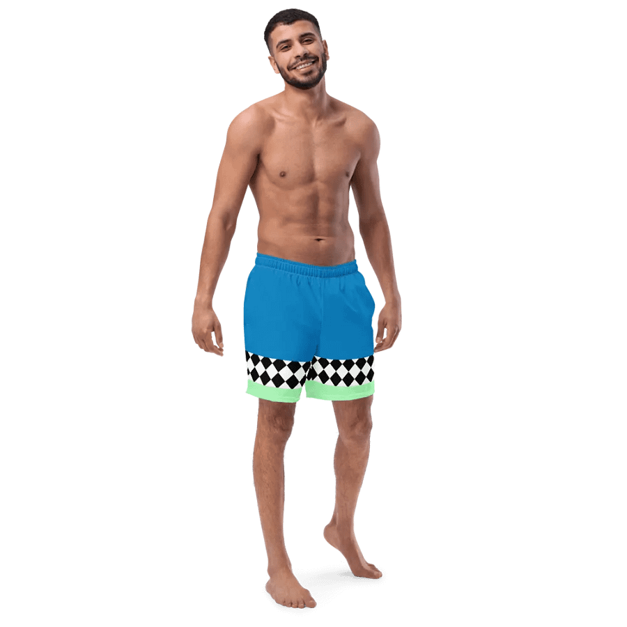 Swim Shorts {harley stripe teal} product image (4)