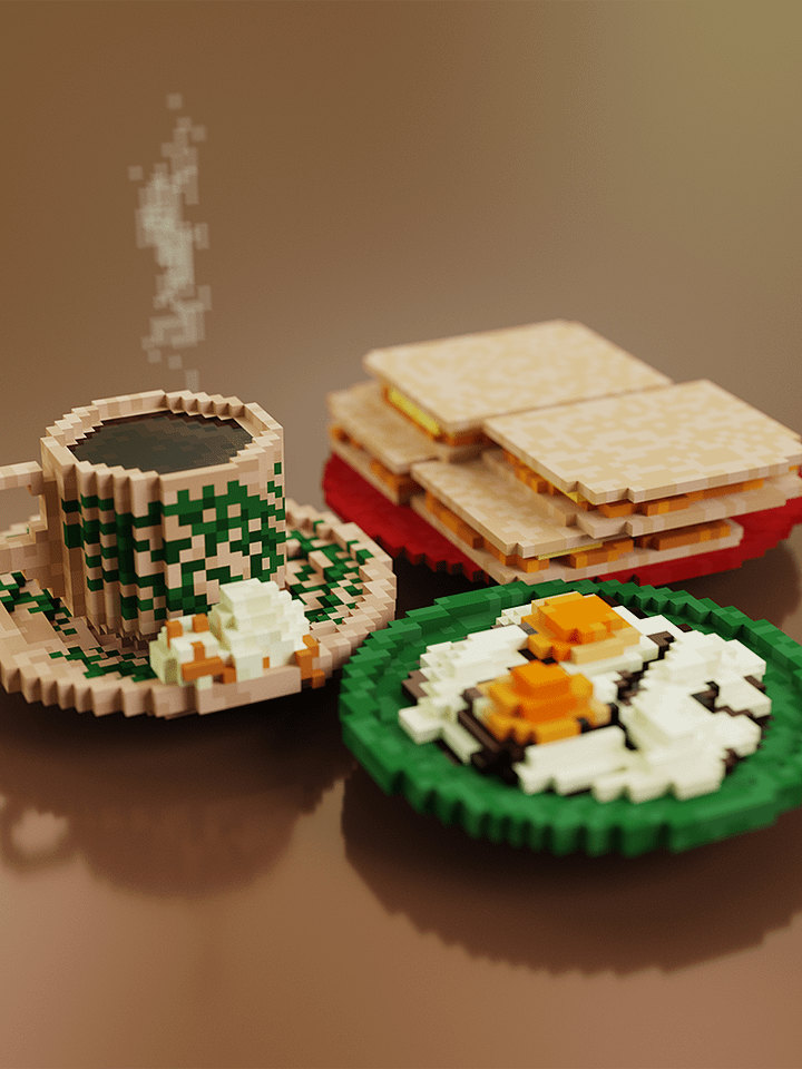 Nostalgic mornings 🌙 art print product image (1)