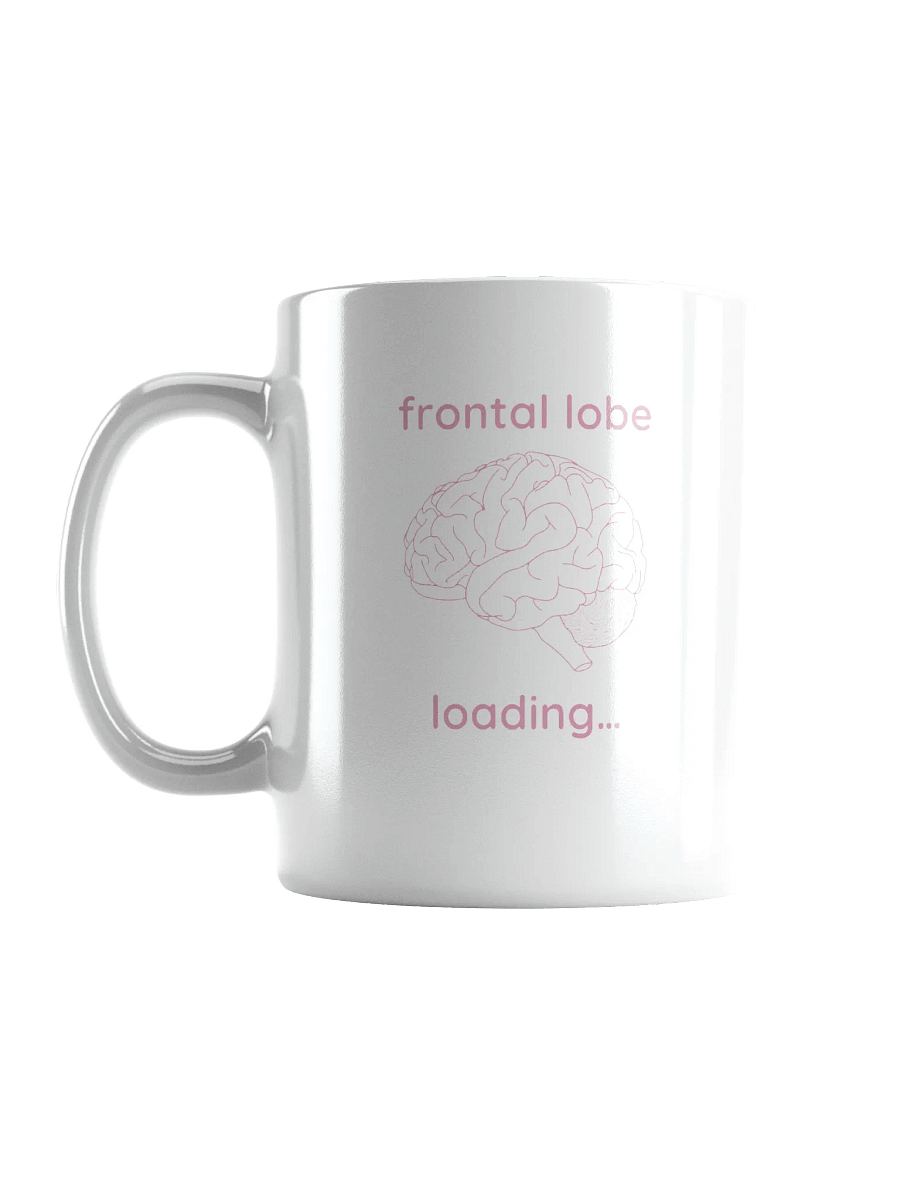 frontal lobe loading... mug (pink) product image (6)