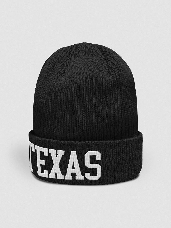 Texas State Organic Ribbed Beanie hat product image (11)