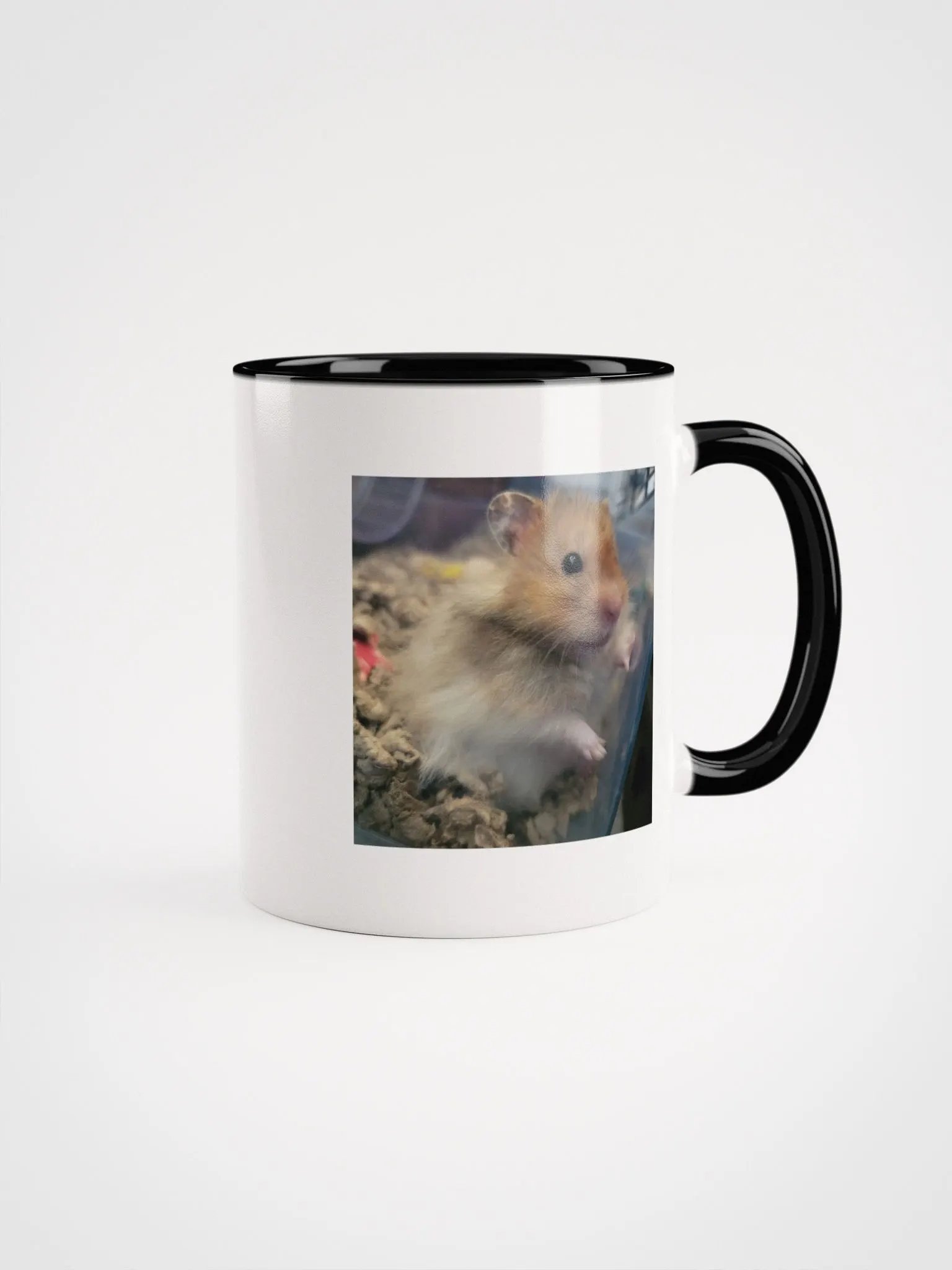Peek-a-Boo Hamster Ceramic Mug product image (1)