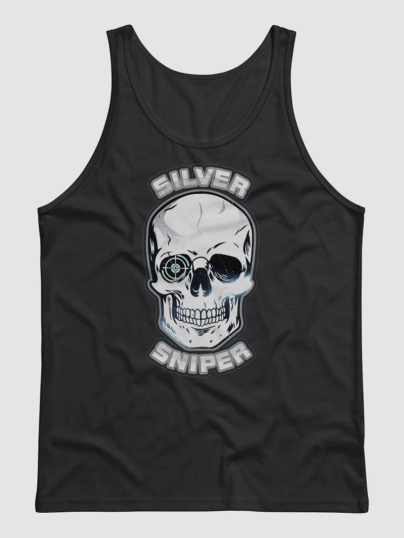 SILVER SNIPER Logo Tank- Black