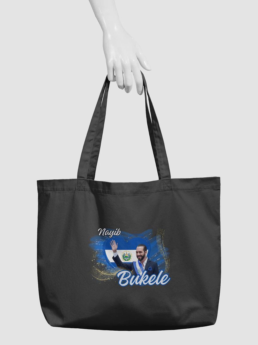 Nayib Bukele Heart Flag Tote Bag product image (3)