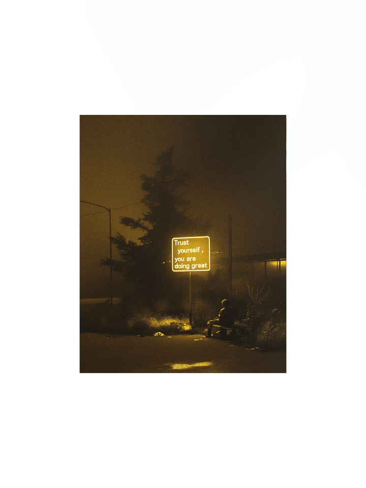 "Trust yourself" Matte Poster product image (1)