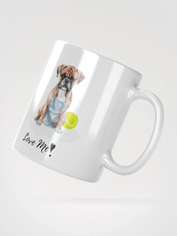 Apron Pup White Glossy Mug product image (6)