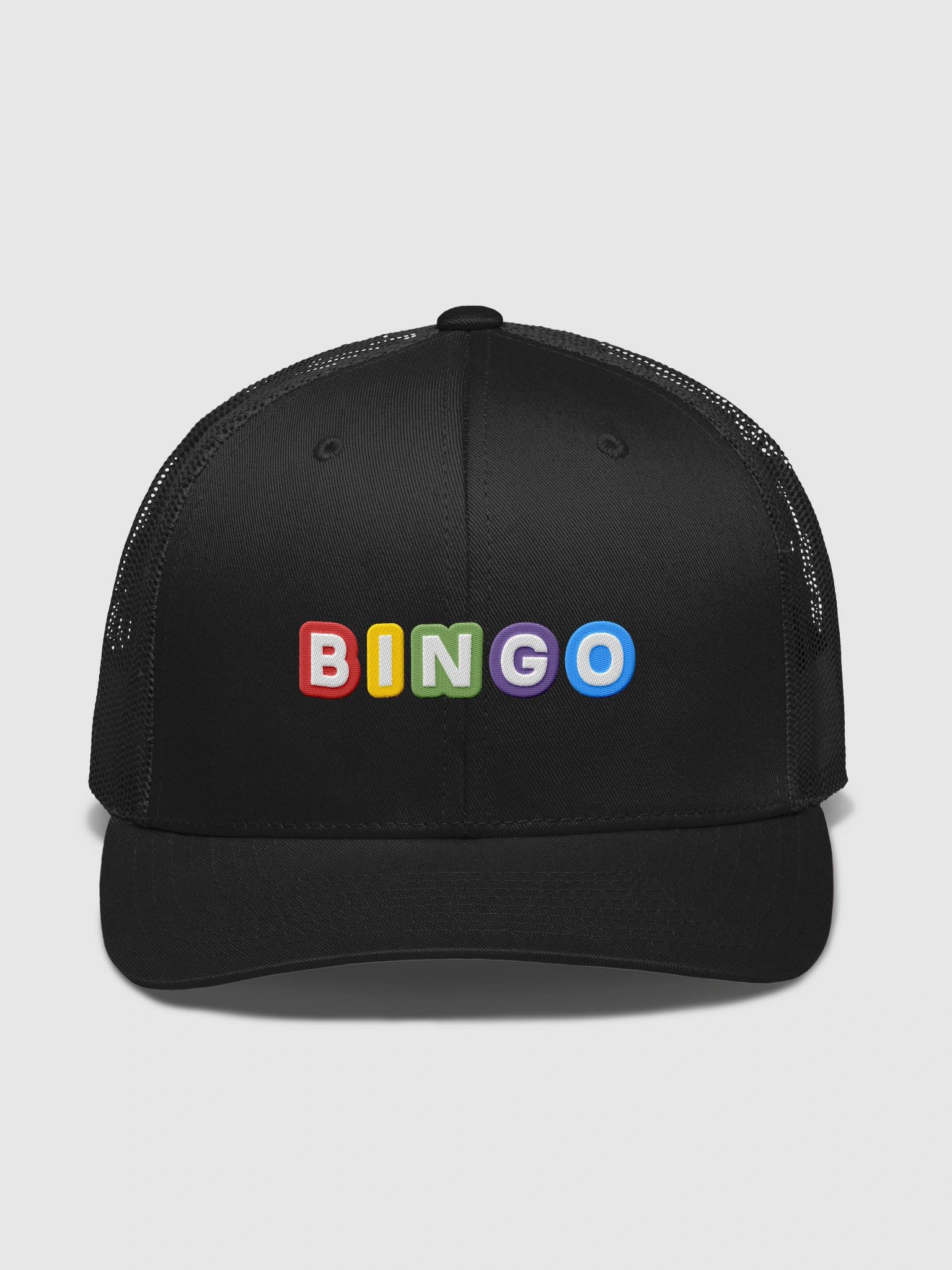 Original Embroidered Bingo Letters Trucker Hat product image (1)