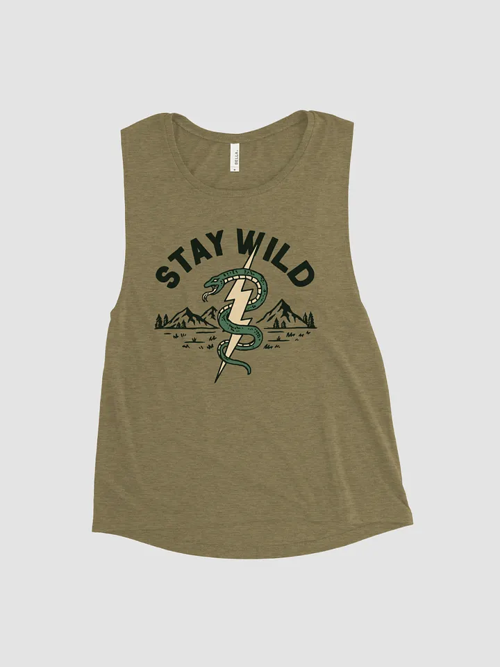 Stay Wild Women's Flowy Muscle Tank product image (2)