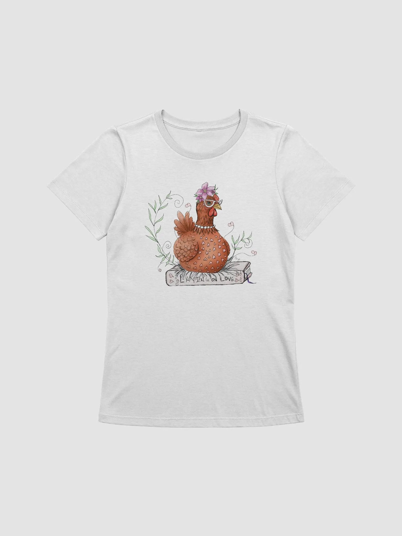 Laying On Love Bella+Canvas Women's Supersoft Relaxed-fit T-Shirt product image (1)