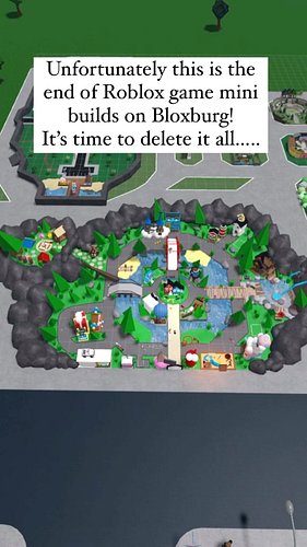 Unfortunately it’s time to delete Mh Roblox game mini builds on Bloxburg! I’m gonna miss this plot! 😢 #roblox #bloxburgbulldo...