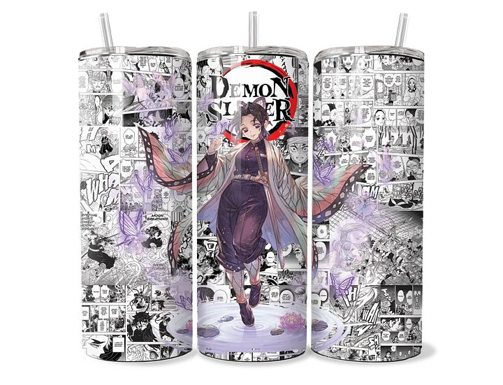 Demon Slayer - Shinobu Kocho Butterfly Dance Tumbler - 20oz Stainless Steel product image (1)
