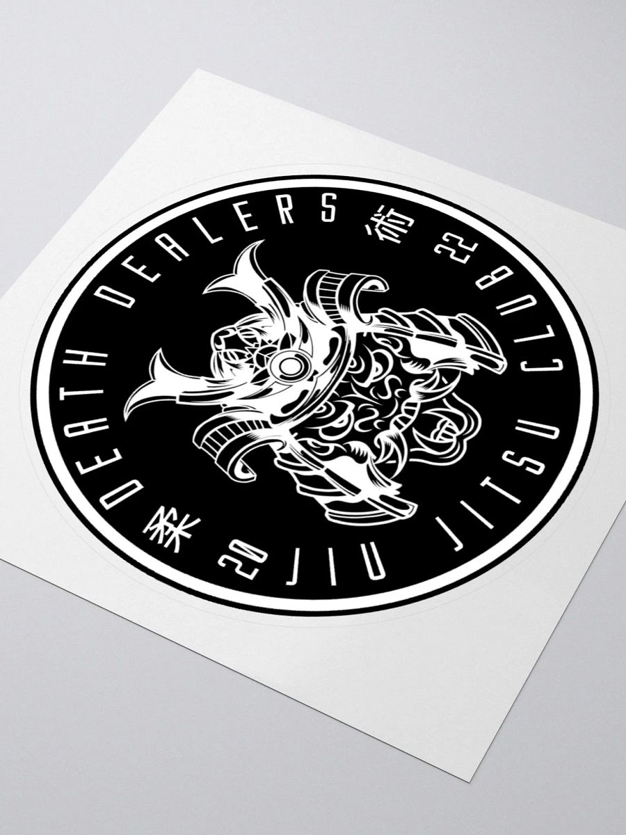 Death Dealers - Round Logo (Black And White) Sticker product image (4)